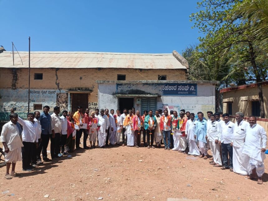 ಹೊನ್ನಳ್ಳಿ:ವಿ,ಪ್ರಾ,ಕೃ,ಸ,ಸಂ,ಕ್ಕೆ  ಗುಂಡಪ್ಪಸಾಹುಕಾರ ಅಧ್ಯಕ್ಷ,ಮಹೇಶ ಉಪಾಧ್ಯಕ್ಷರಾಗಿ ಅವಿರೋಧಆಯ್ಕೆ