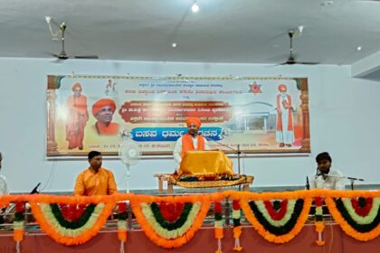 ಕರಡಕಲ್: ಮಾನವನ ಸುಖ ದುಃಖಗಳಿಗೆ ಹಿಂದಿನ ಜನ್ಮದ ಕರ್ಮಫಲಗಳೆ ಕಾರಣ-ಶರಣಬಸವದೇವರು