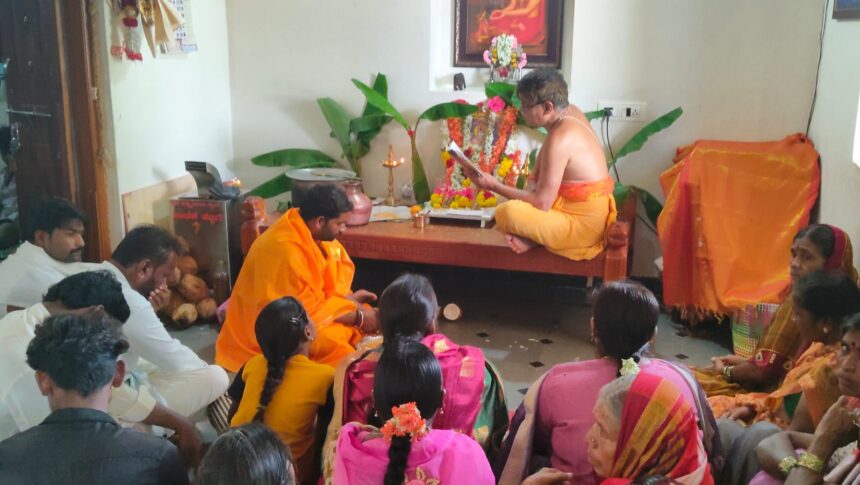 ಸತ್ಯನಾರಾಯಣಪೂಜೆ ಮಾಡುವುದರಿಂದ ಸಕಲರಿಗೂ ಒಳಿತಾಗುತ್ತದೆ- ಹನಮಯ್ಯ ತಾತ