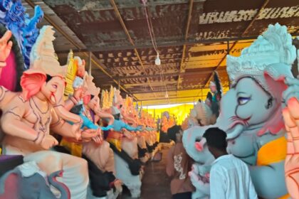 ಪಿಒಪಿ ಗಣೇಶಮೂರ್ತಿ ಭರ್ಜರಿ ತಯಾರಿ, ವ್ಯಾಪಾರ ಬಲುಜೋರು,ತಡೆಯುವವರು ಯಾರು?