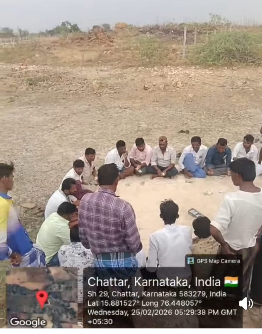 ಲಿಂಗಸಗೂರು: ಹಾಡುಹಗಲೆ ಇಸ್ಪೀಟ್ ಜೂಜಾಟ ಬಲುಜೋರು, ತಡೆಯುವವರಾರು?